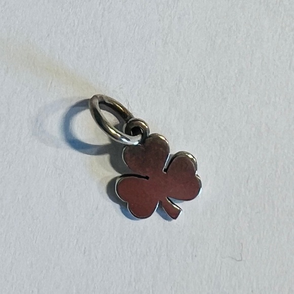 James Avery Clover Shamrock Charm Sterling Silver - Retired RARE - Picture 2 of 4